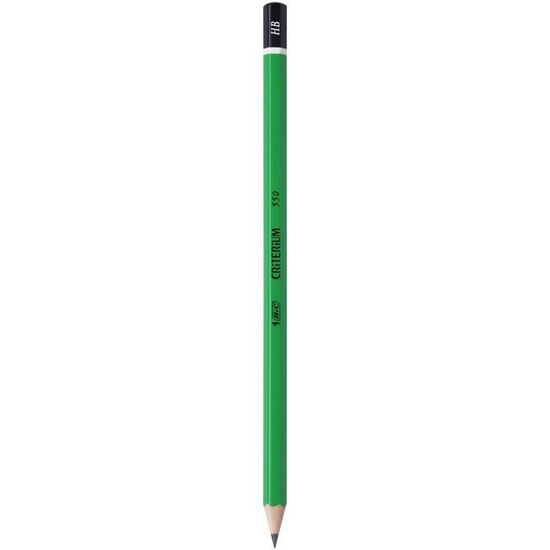 Bic Criterium 550 Crayons à Papier Hb Boîte De 12