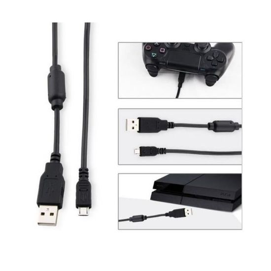 PS4 Contrôleur de charge Câble - or officiel Sony PlayStation 4 m plaqué  câble de charge pour PS4 et Xbox One : : Cuisine et Maison
