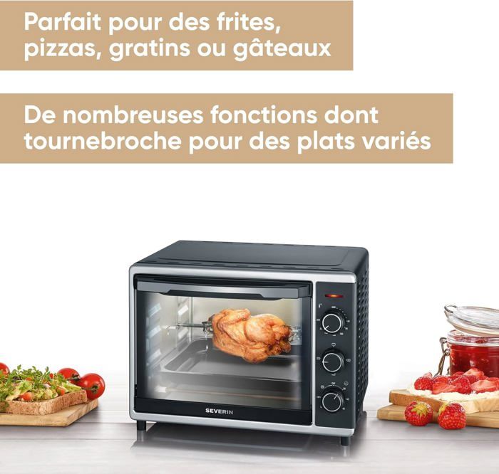 Mini Four Electrique Chaleur Tournante Carrefour
