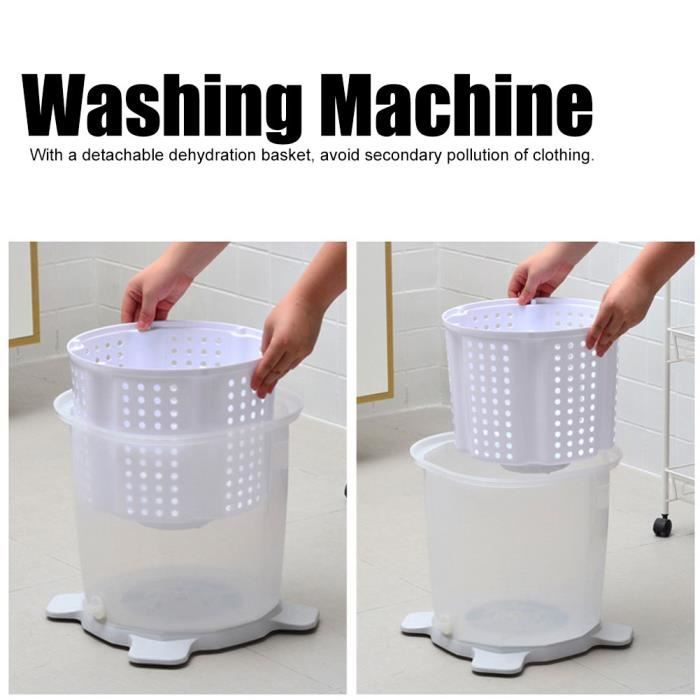 Mini machine à laver lave-linge portable manuelle pour camping