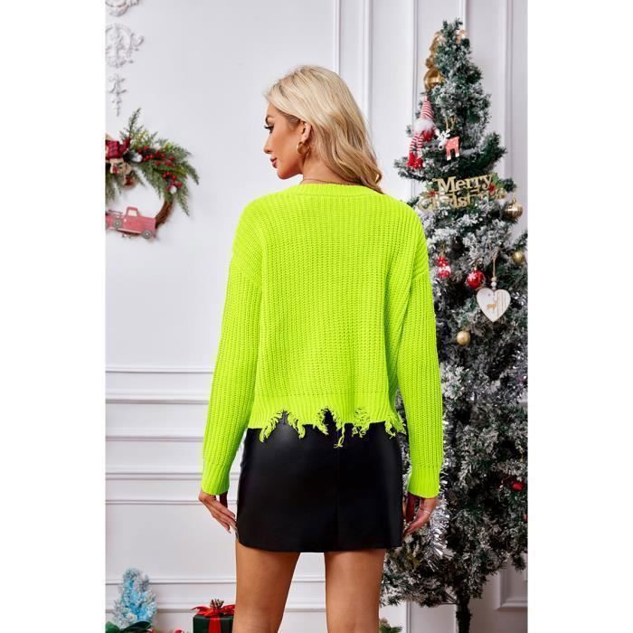 Cardigan De Noël Femme TOFOTL - Manches Longues, Avec Poches - Motifs Festifs - Style Décontracté Ou Chic - Taille Conseillée : Prendre Au-dessus