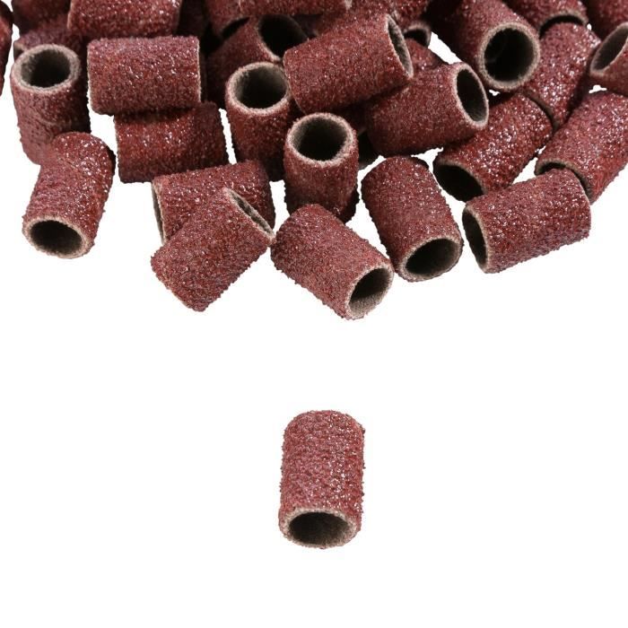 100 Pièces Manchons émeri Pour Ponceuse à Ongles – Lot De 20 Grains Différents Pour Manucure Et Pédicure