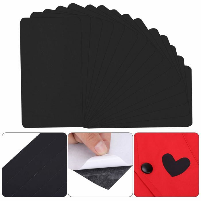 Kit De Rustines De Réparation En Nylon Imperméable - Autocollantes Et Thermocollantes - Pour Doudoune, Tente, Sac De Couchage