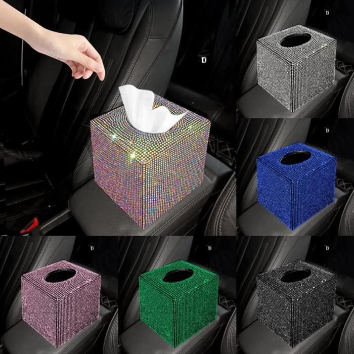 Porte-Mouchoirs Cylindrique Pour Voiture - 6 Boîtes/300 Mouchoirs | Adapté Porte-Gobelet