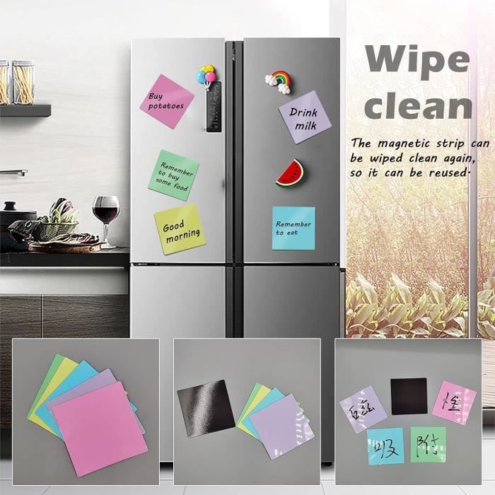 Tableau Tags Nom Plaques Magnétiques Aimants Étiquettes Blanches