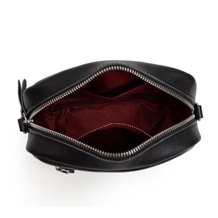 Rockible Mode Lady Sac à Bandoulière En Cuir Voyage Décontracté Grande Capacité Sacs De Couleur Unie Sac à Main Grand Sac à Main, Brun