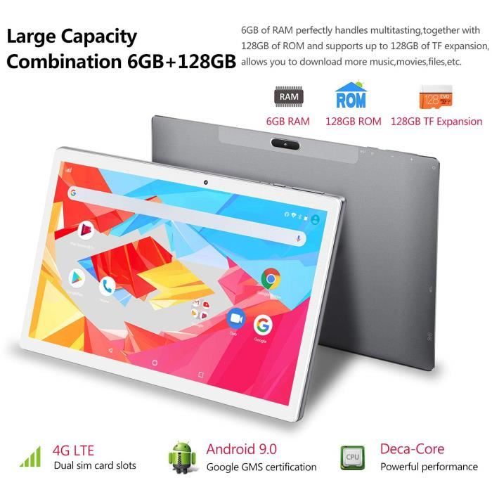  X30 4G LTE Tablette Tactile 10 Pouces, 10 Coeurs2