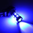 Akozon feu de conduite antibrouillard 2pcs H11 / H8 6000K Bleu 50W LED Ampoules de phare Kit antibrouillard voiture conduite lampe-3