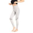 Femmes Casual Stretchy Tight Push Up Yoga Sport Legging Running Pantalon Pantalon gris-3
