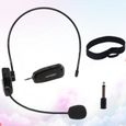 2.4G sans fil pince à cravate microphone MIC téléphone mobile micro Erhu ramassage (noir)   CASQUE - ECOUTEURS-3