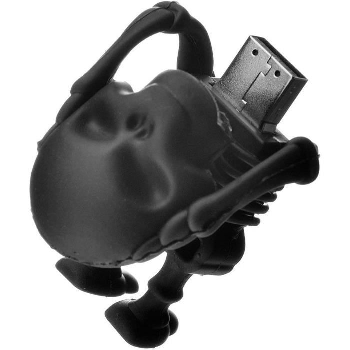Clé usb 32 go squelette noir usb 2.0 personnalisée mignon clé usb originale  fantaisie stockage mémoire flash drive silicone bon ca - Cdiscount  Informatique