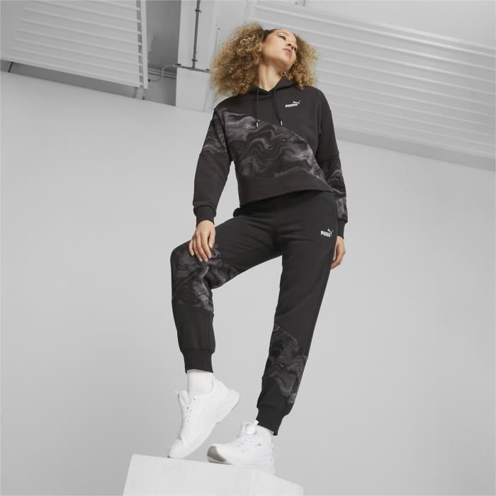 Jogging femme Puma Power Cat Marbleized noir XS Noir Cdiscount Pret a Porter