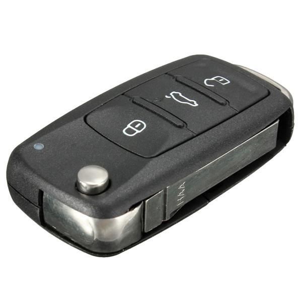 Télécommande coque de clé plip 3 boutons VW Volkswagen Golf Jetta Passat  Bora Polo 