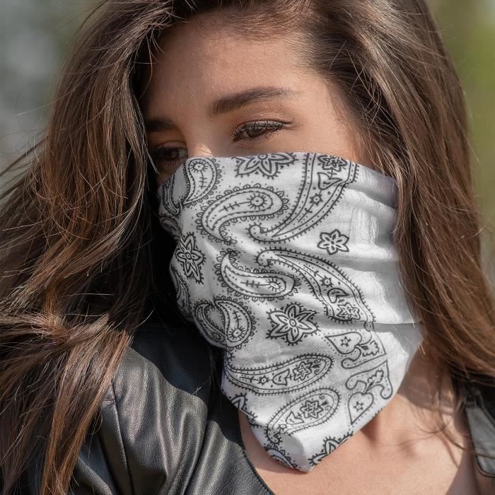 Cache-cou Multifonction Tie-dye – 26x30 Cm, Séchage Rapide, Polyester, Pour Sport Et Plein Air