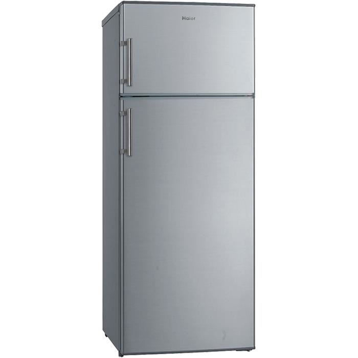 HAIER HTM-546S - Réfrigérateur congélateur haut - 210L (170+40) - Froid  statique - A+ - L55 x H141,5 cm - Silver - Achat / Vente réfrigérateur  classique HAIER HTM-546S - Réfrigérateur congélateur