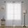 Rideaux voilage transparent blanc