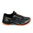 basket asics noir et orange