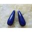 BOUCLES D/'OREILLES AZURITE CHRYSOCOLLE 14MM ARGENT 925