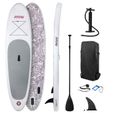 Stand up paddle gonflable YUCATÁN - FITFIU Fitness - SUP yoga - Design aztèque - Poids max. 100kg-0