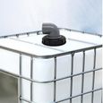Couvercle IBC avec filtre en feutre aiguilleté pour réservoir à eau de pluie LX - Coude PVC 90°-0