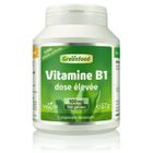Greenfood Vitamine B1, 100 mg, 120 gélules, dose élevée. Sans additifs artificiels. Sans génie génétique. Vegan.