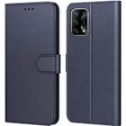 Coque Oppo A74 4G Bleu ,AURSTORE Housse avec languette Etui Pochette En Cuir PU Multifonction,Protection En 360