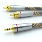 LINK CABLE STORE LCS - Câble audio JACK vers 2RCA - 0.75m