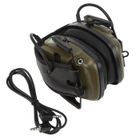 Casque de Chasse Professionnel ZERONE - Cache‑oreilles anti‑bruit - Vert foncé