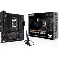 ASUS TUF GAMING B660-PLUS WIFI D4  Carte mere gaming Intel B660 LGA 1700 ATX (PCIe 5.0, 3 x PCIe 4.0 M.2, 10+1 DrMOS, Intel 2