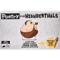 Poetry for Neanderthals - Jeu de cartes compétitif de devinette de mots - Jeux de société familiaux - Jeux de cartes pour adultes