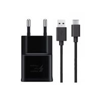 Chargeur Samsung Galaxy NOTE 8 Charge Rapide AFC 2A NOIR + cable 150cm TYPE C