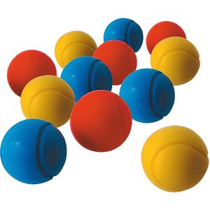 2 X en mousse souple éponge boules Intérieur//Extérieur Enfants Fun couleurs assort