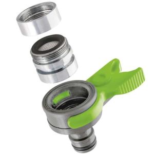 Raccord de robinet fixation rapide pour tuyau d'arrosage - DALC
