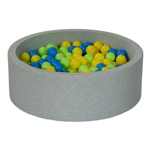 PISCINE À BALLES Piscine à balles Aire de jeu Velinda 24152 - 300 balles jaune, bleu, vert - Mixte - A partir de 12 mois