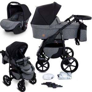 Poussette tout terrain 3 en 1 - Cdiscount