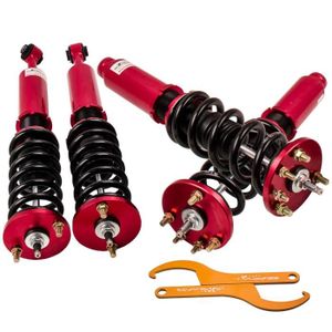 AMORTISSEUR 24Ways Adjustable Damper Height Coilover for Honda 98-02 Accord 99-03 -Acura TL
