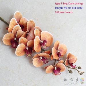 FLEUR ARTIFICIELLE F Big Orange sombre - Fleur Artificielle En Soie 1