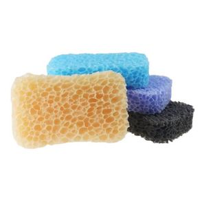 GOMMAGE VISAGE Gommage - Exfoliant,4Pc lavable éponge tampons naturel confortable exfoliant épurateur tampon soins de la peau éponge pour Spa