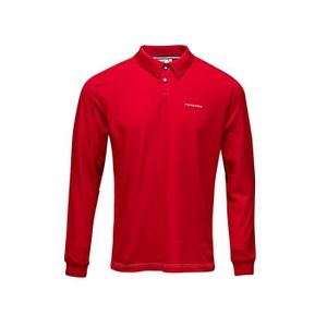 POLO Polo Homme Hungaria Merapi - Rouge - Manches Court