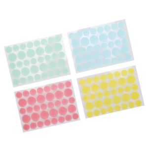 MASQUE VISAGE - PATCH SALUTUYA patch de boutons pour le visage Patch de boutons hydrocolloïdes multicolores, 288 unités, hygiene specifique Forme ronde
