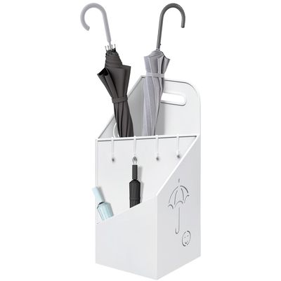 Relaxdays Porte-Parapluies Bambou Carré Design Naturel 64x25x26,5 Cm