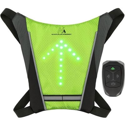 Gilet LED Vélo USB Rechargeable - 48 Lumières - Sécurité Réfléchissante