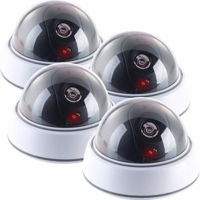 LED ROUGE CLIGNOTANTE Boitier Alarme Factice Solaire Clignote La Nuit Universel