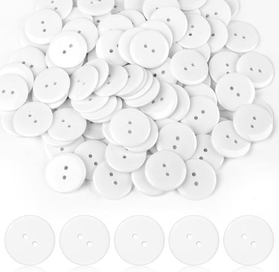 Lot De 50 Boutons Ronds 4mm Noir – 2 Trous, Couture Scrapbooking Mercerie