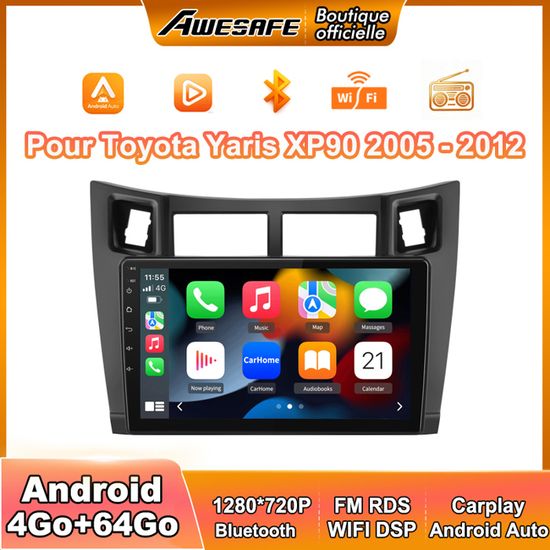 Autoradio Android Toyota Yaris 2017-2020 4+64gb 8core | Cuotas sin interés