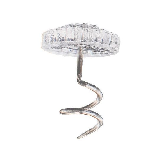KINMAD Lot De 10 Vis à Ventouse En Caoutchouc M8 X 13 Mm Avec Ventouses De Suspension Diamètre 35 Mm Pour Dessus De Table En Verre