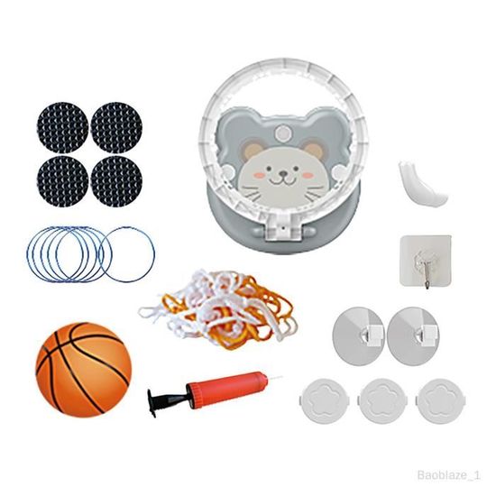 SYNCFUN Ensemble de Mini Basket-ball de 12,7 cm, 6 Petites Balles de Basket avec Pompe pour Mini Cerceau de Basket, Ballon en Caoutchouc pour Piscine, Jeux d'Intérieur et d'Extérieur, Jouets Sportifs