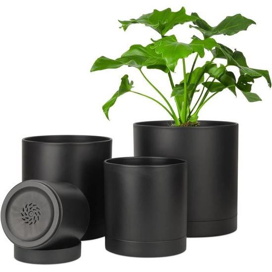 YM INTERNET Pot De Fleurs Intelligent, Pots De Fleurs à Absorption D Pour Les Paresseux Rose 99316598