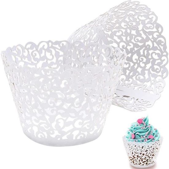 Topper De Gâteau,Licorne Cupcake Toppers Et Wrappers 24