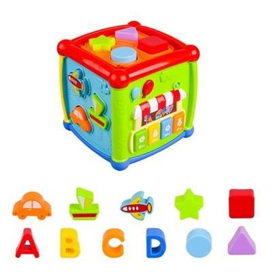 Jeux D Apprentissage Bebe Activite Cube Forme Trieur Blocs Bebe Jouet 18 Mois Et Plus Jouets D Apprentissage De Type Muti Color Cdiscount Jeux Jouets